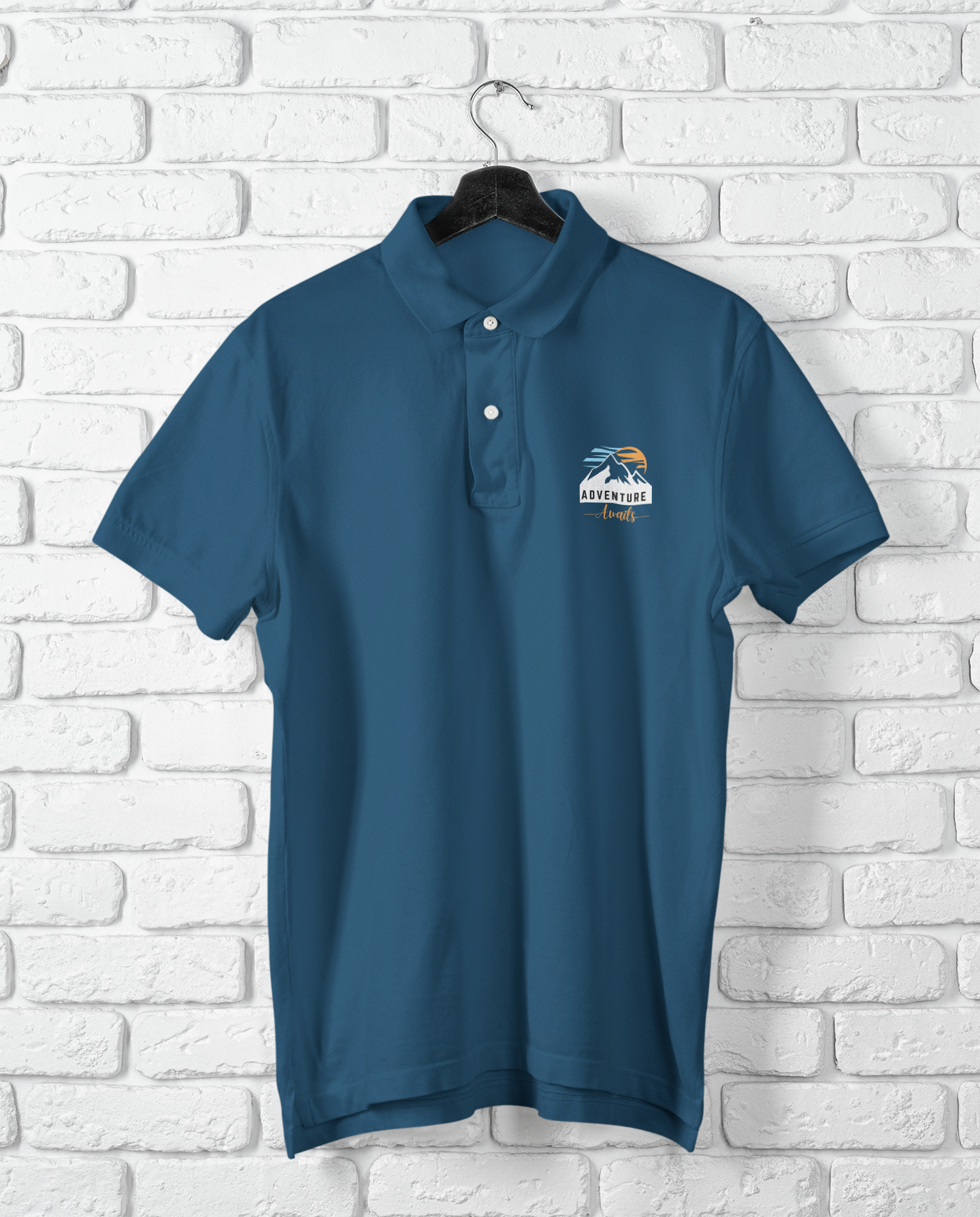 Adventure Awaits Polo T shirt