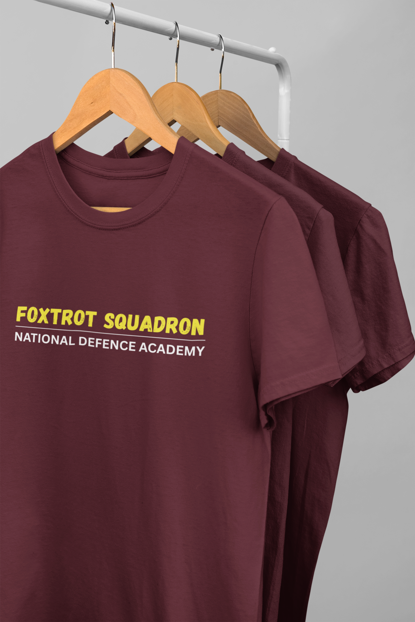 Foxtrot Squadron Cotton Round Neck T-Shirt – Unisex