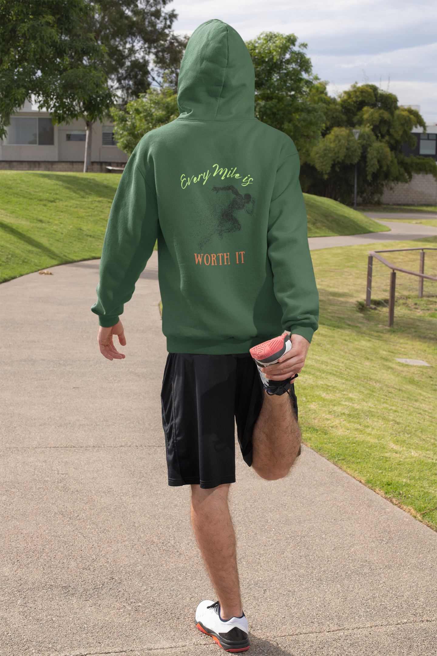 Every Mile is Worth it Oversized Hoodie