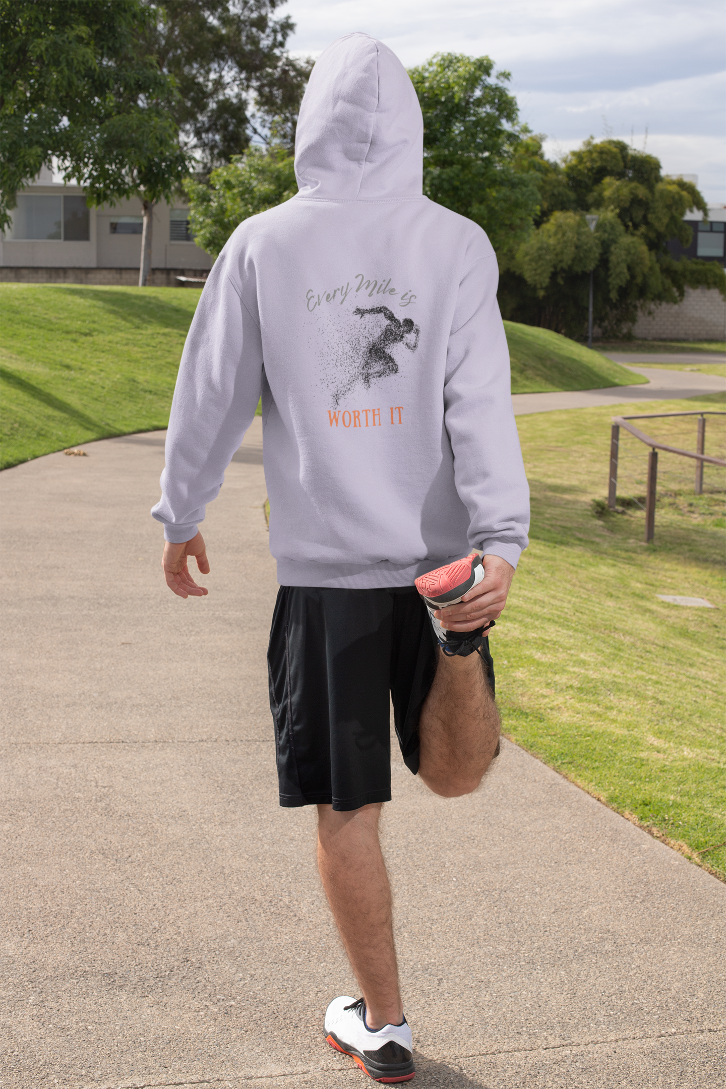 Every Mile is Worth it Oversized Hoodie