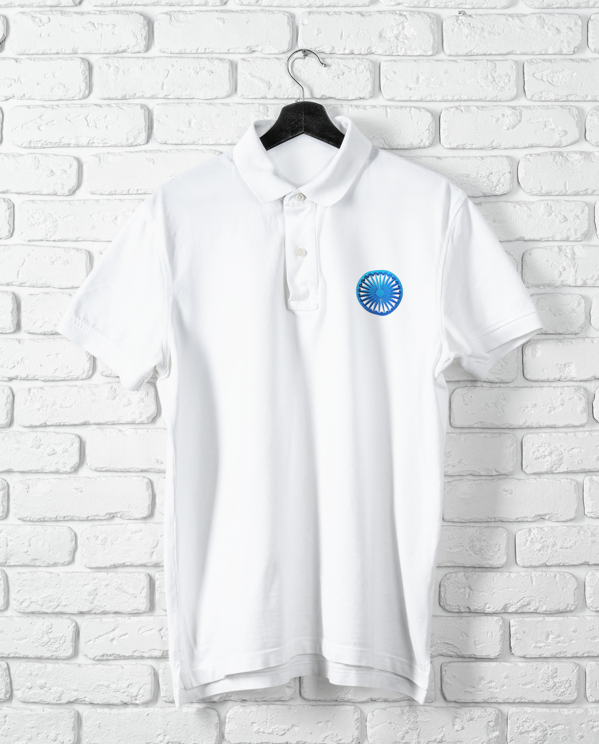 Ashok Chakra Polo T-Shirt – Symbol of India | Indipeepal