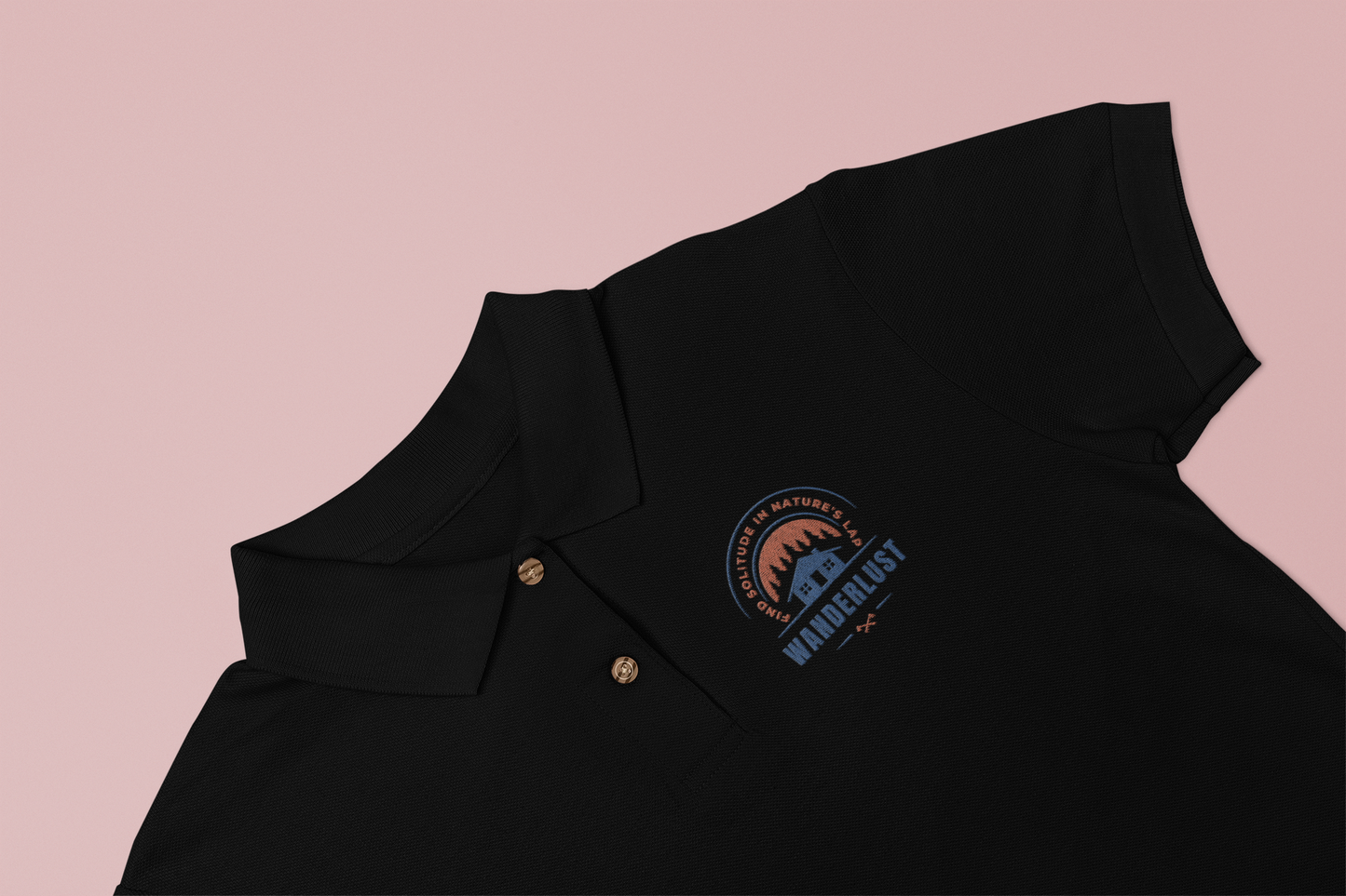 Wanderlust Polo T shirt