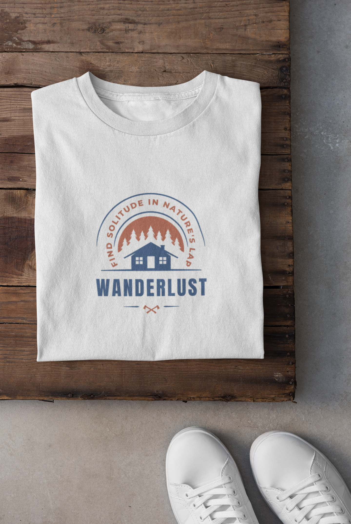 Wanderlust Round neck Tee