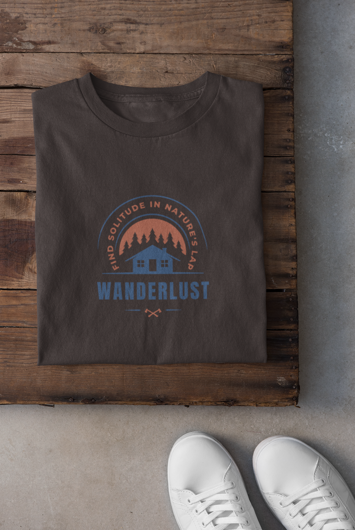 Wanderlust Round neck Tee