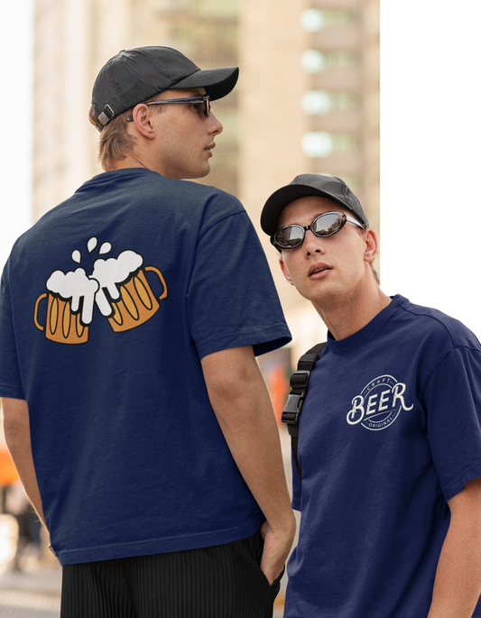Craft Beer unisex oversized t-shirt – quirky beer lover college street style tee | Indipeepal