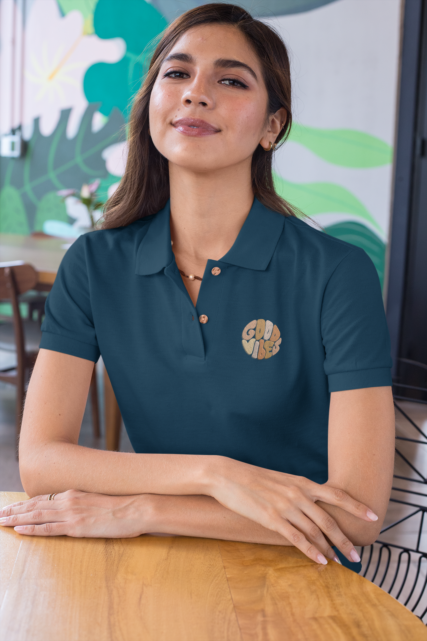 Good Vibes Polo T shirt