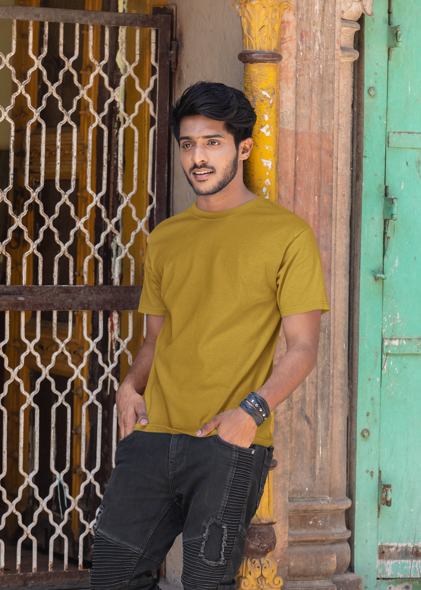 Mustard Yellow Solid Color