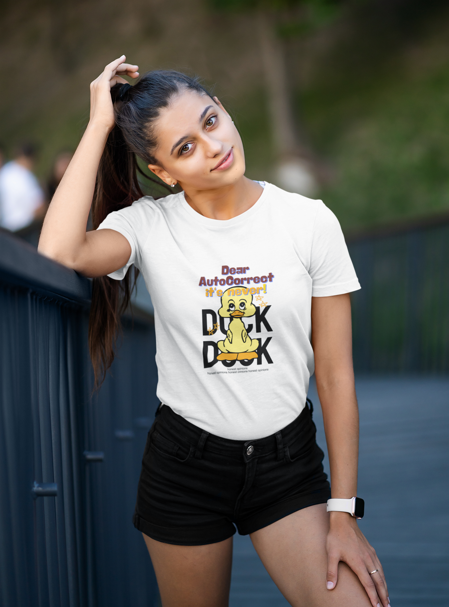 Dear Autocorrect White T-Shirt