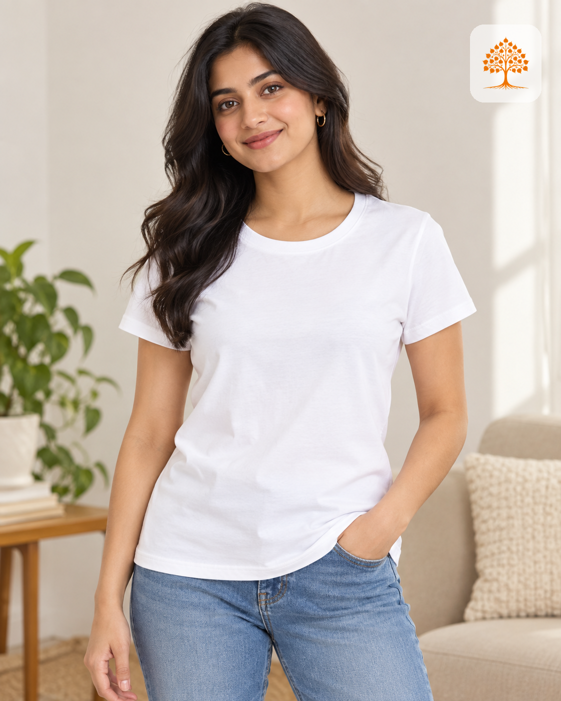 The V+R Duo – Black V-Neck + White Round Neck | His & Hers Bundle | Save ₹199