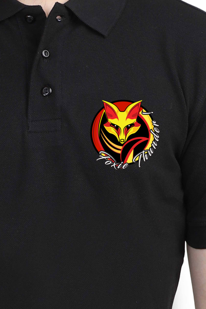 Foxtrot Squadron Polo T-Shirt with Back Print