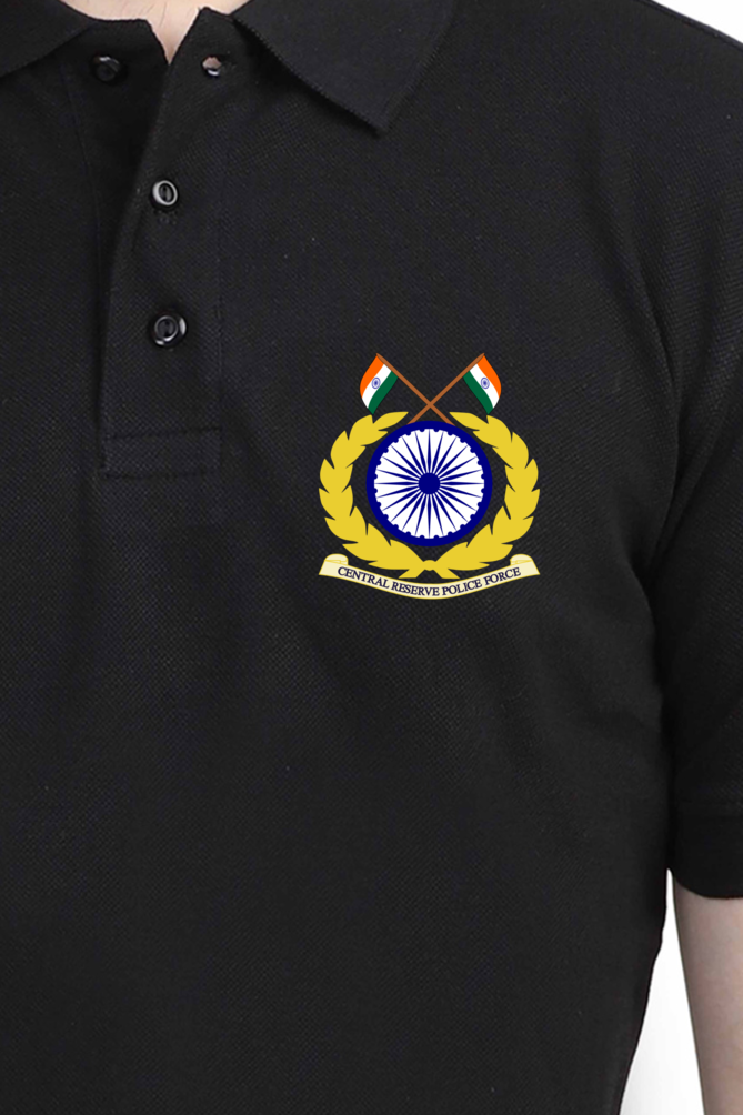 CRPF Polo T-Shirt – Presence Black S