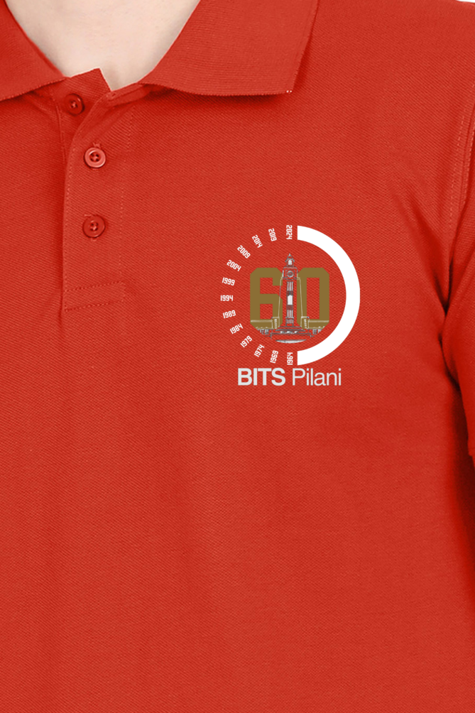 BITS Pilani Clock Tower 60th Anniversary Polo T-Shirt