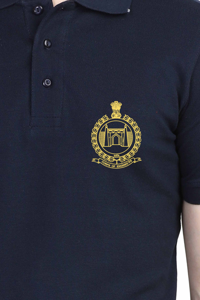 Corps of Engineers Crest Polo T-Shirt