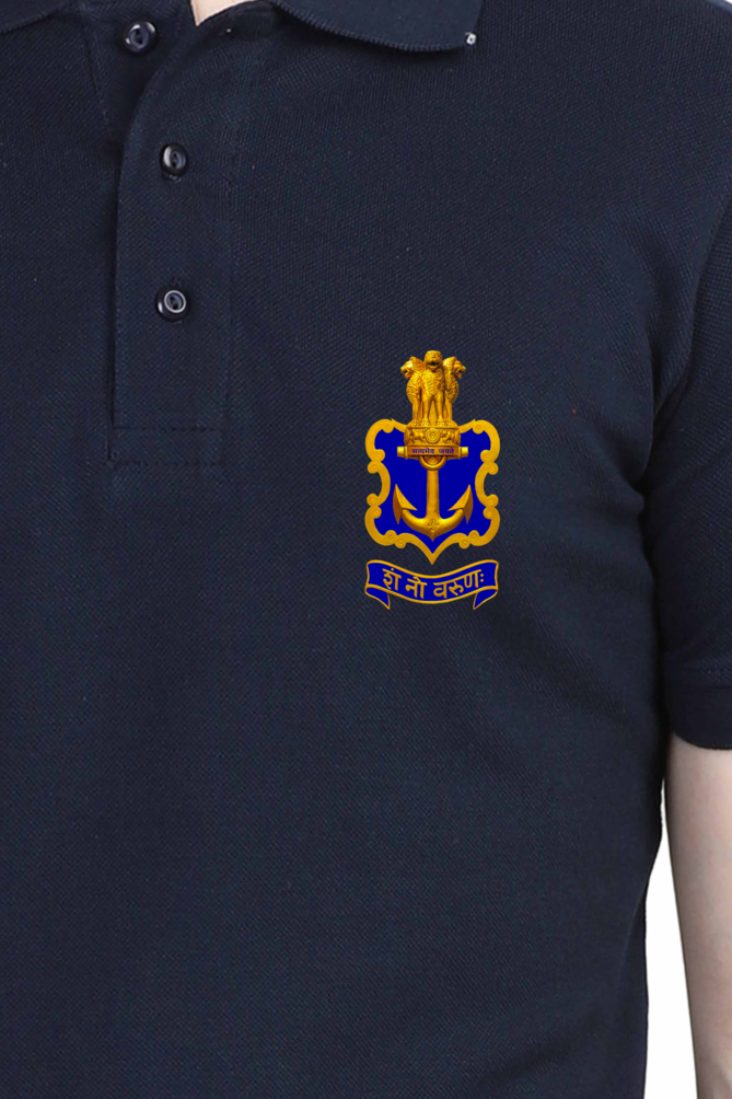 Indian navy polo t shirt deals