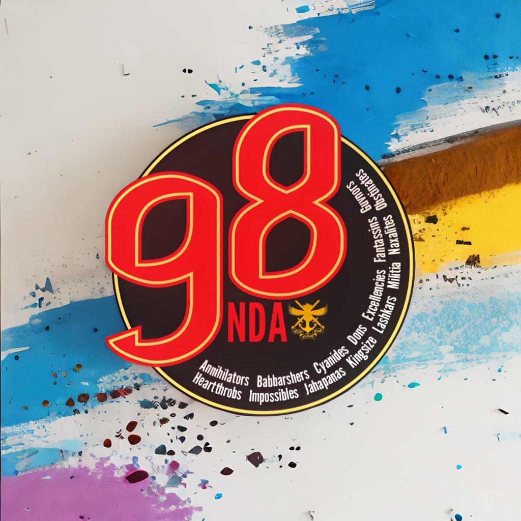 "Two Symbols. One Brotherhood. One Special Price." – NDA 98 Patch + Fridge Magnet Combo (Silver Jubilee Edition)