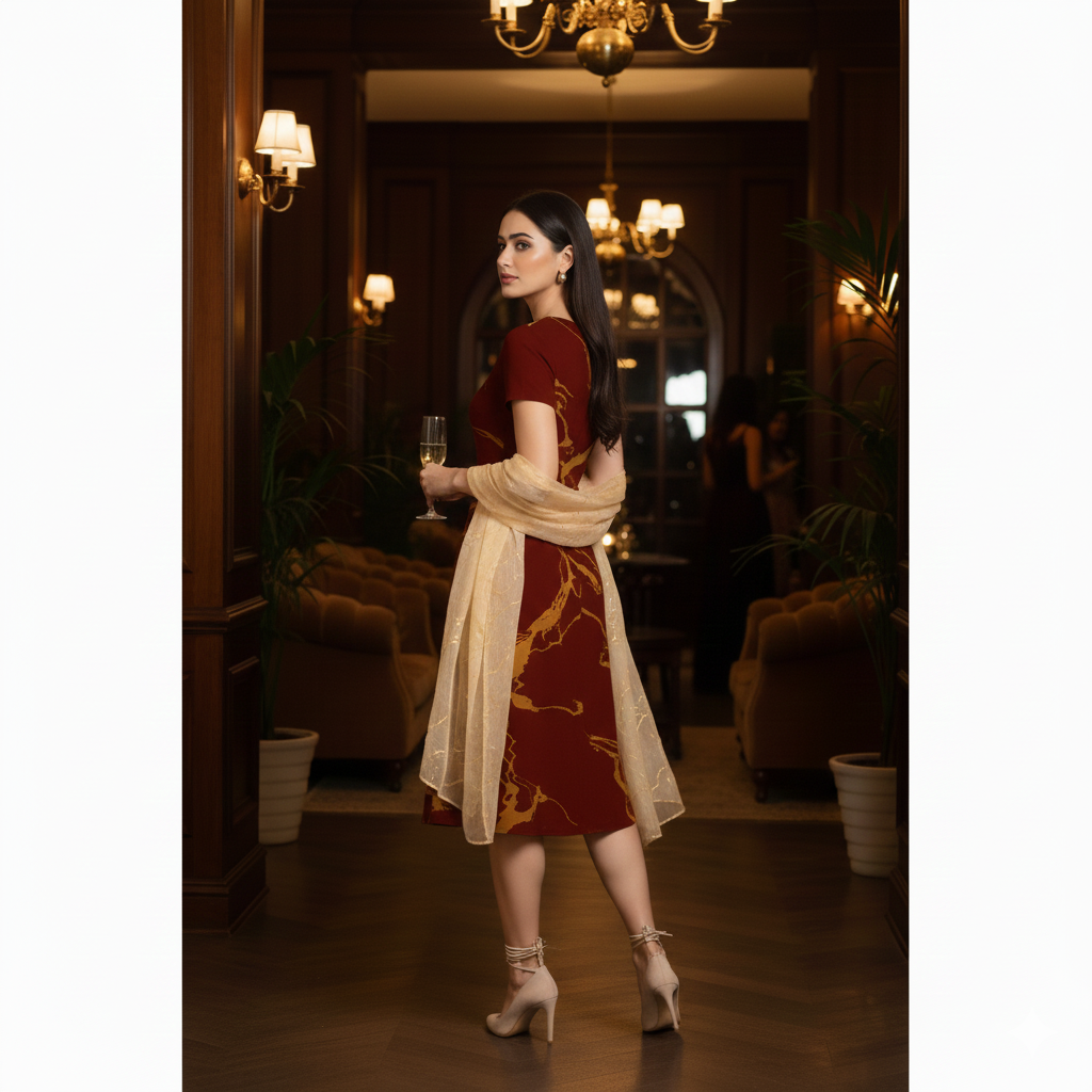 The Vixen Signature A-Line Dress