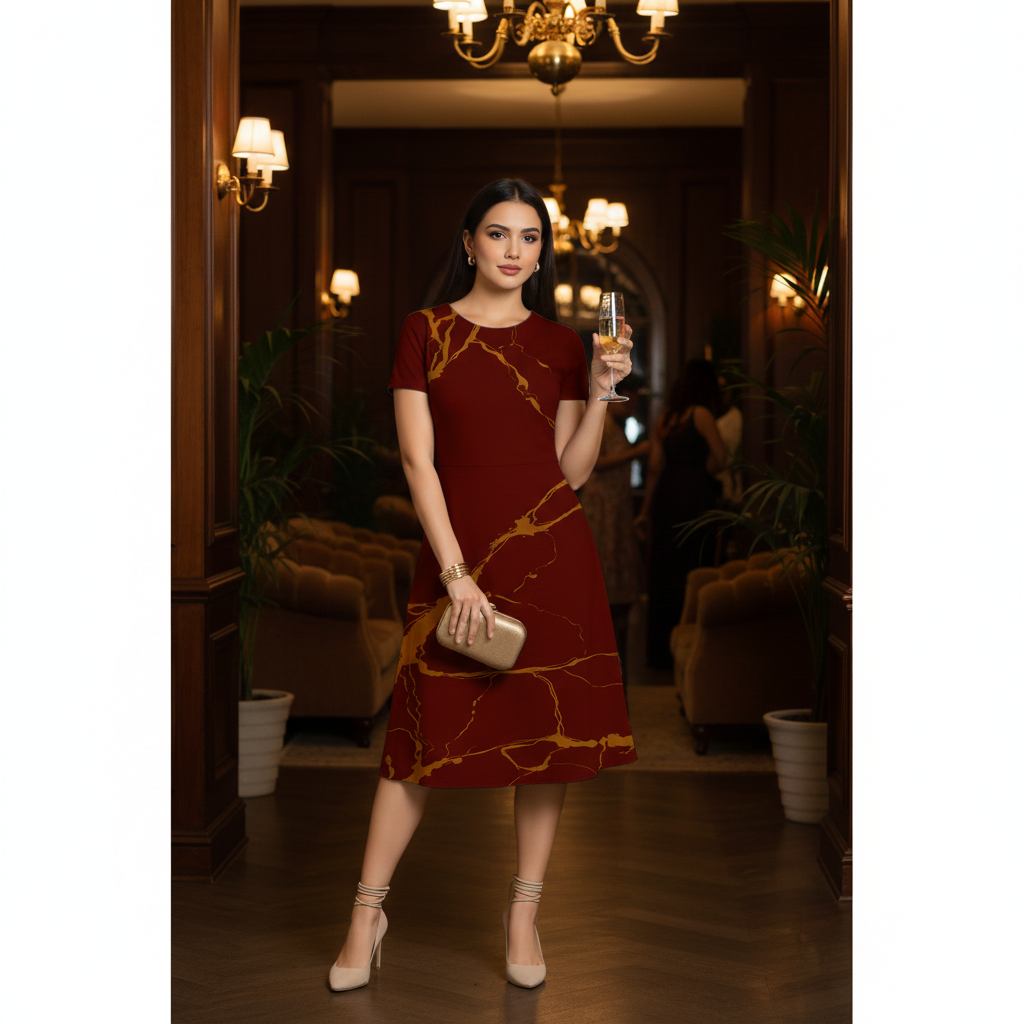 The Vixen Signature A-Line Dress