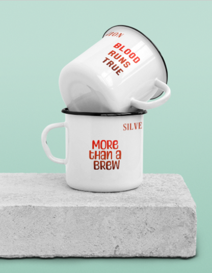 “More Than A Brew” 98 Course Enamel Mug | Silver Jubilee Edition |