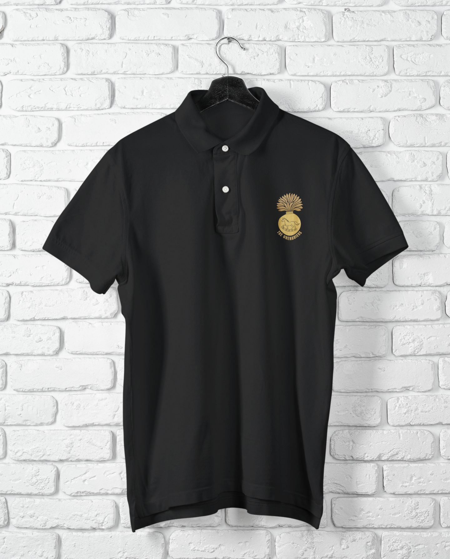 The Grenadiers Regiment Polo T-Shirt – Printed Regimental Crest | Indipeepal
