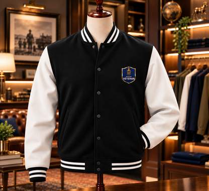 Indian Navy Veteran Varsity Jacket – Honour the Service | Unisex | Indipeepal