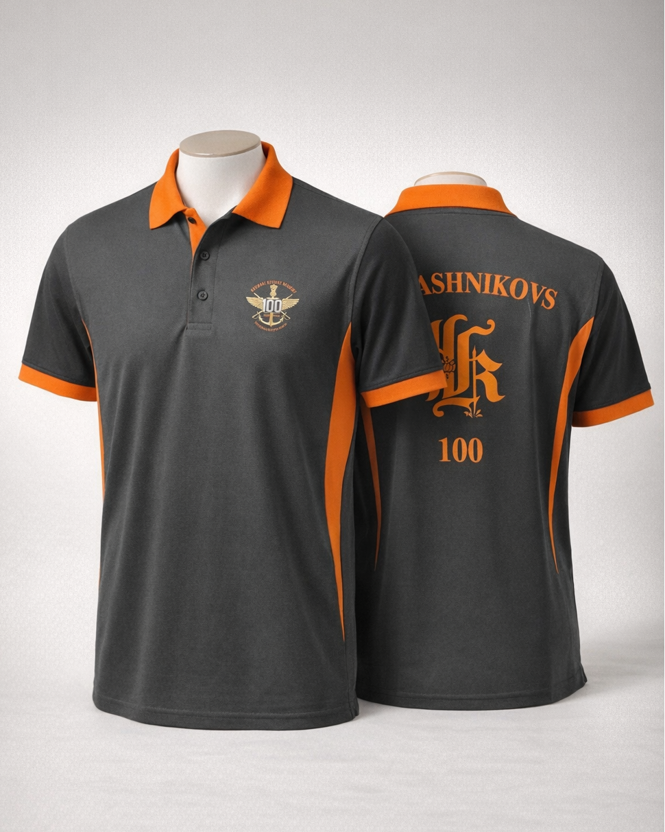 Kilo Squadron Kalashnikovs Polo T-Shirt – NDA 100 Course Silver Jubilee | Brothers in Arms | Indipeepal