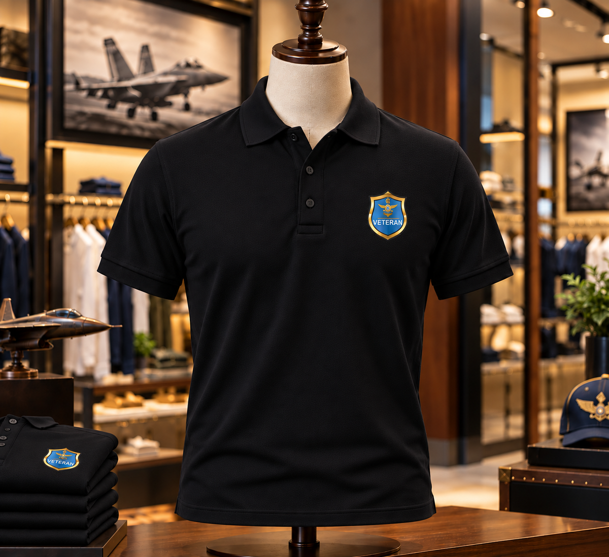 Indian Air Force Veteran Polo T-Shirt – Honour the Service | Unisex | Indipeepal