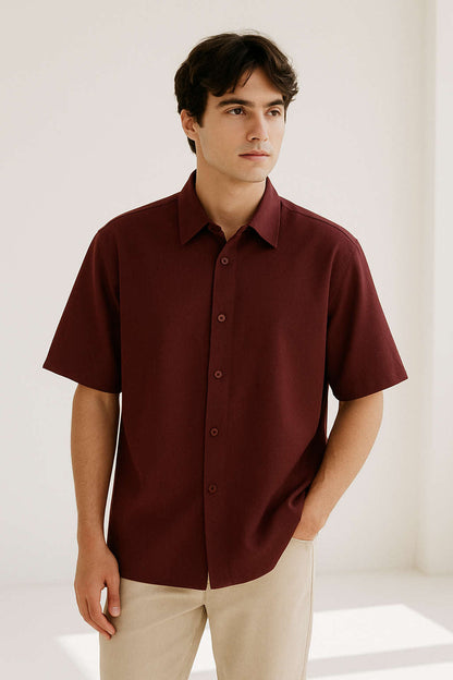 Unisex Oversized Cotton Shirt – Breathable & Bold