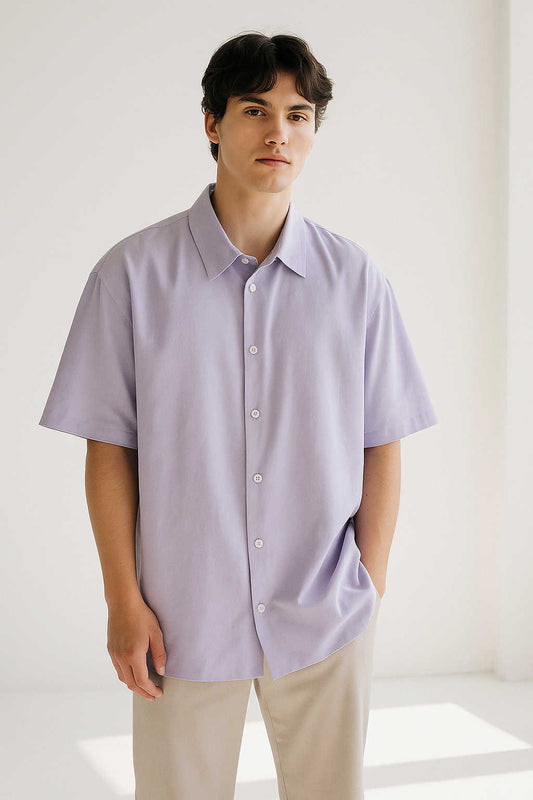 Unisex Oversized Cotton Shirt – Breathable & Bold