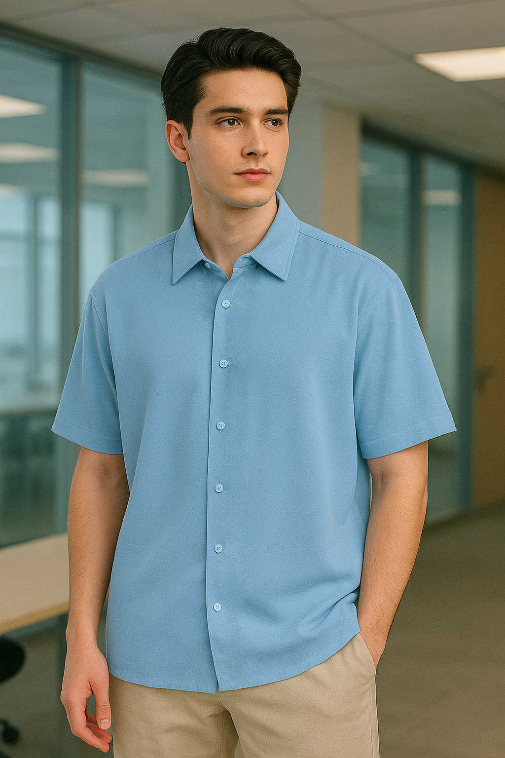 Unisex Oversized Cotton Shirt – Breathable & Bold