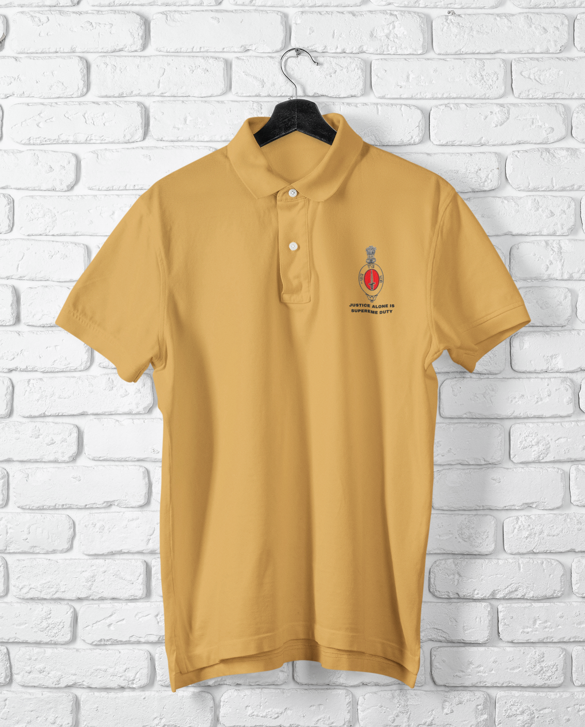 JAG Branch Polo Shirt – Judge Advocate General Indian Army Unisex Polo T-Shirt | Gift for Army Officers | Indipeepal