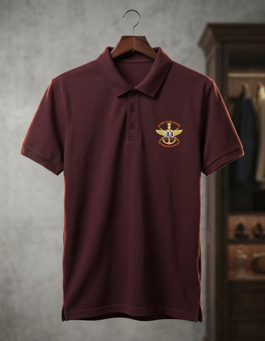 NDA 100 Course Men's Polo T-Shirt – Brothers Beyond Blood | All Squadrons NDA Khadakwasla | Indipeepal