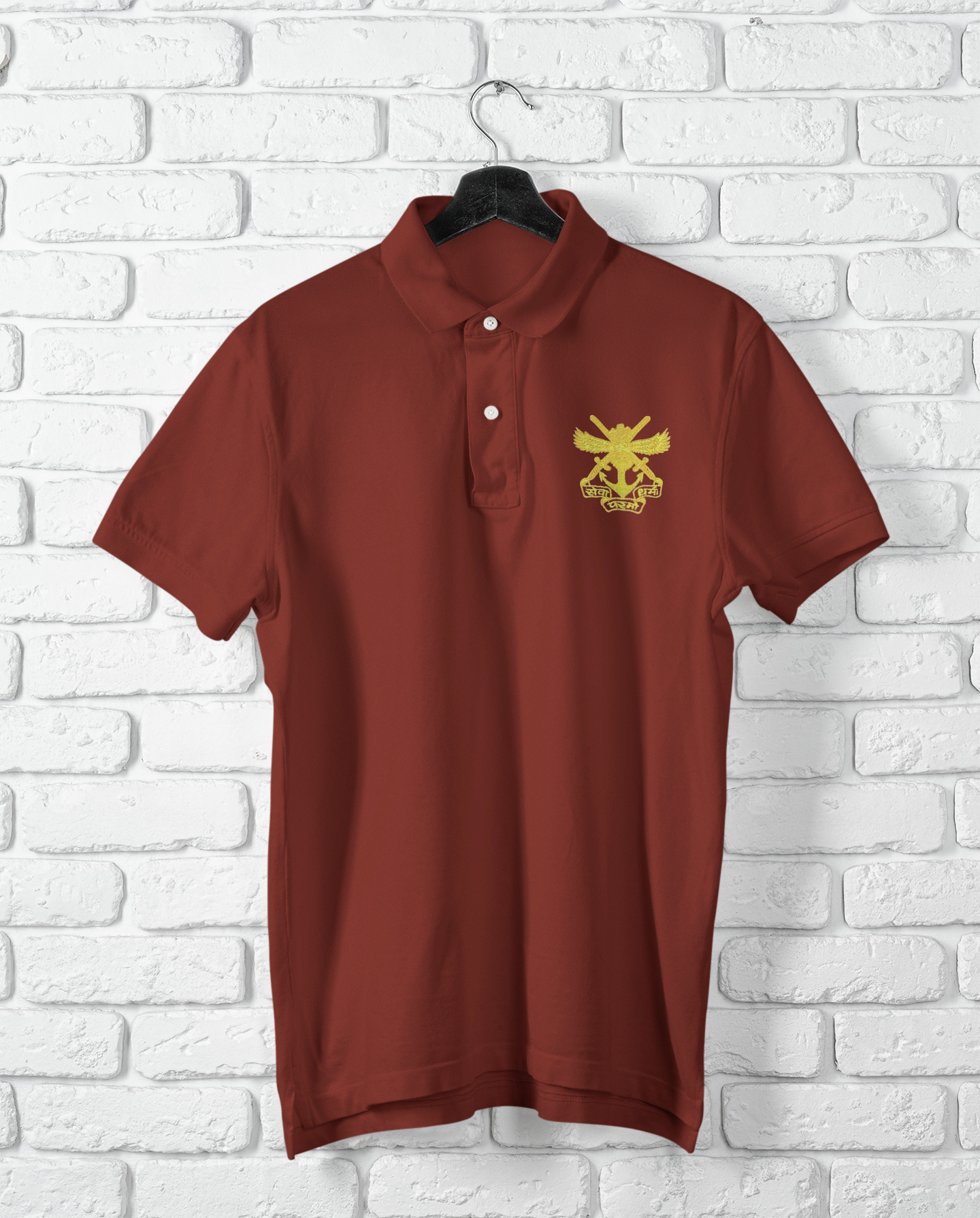 NDA Embroidered Crest Polo