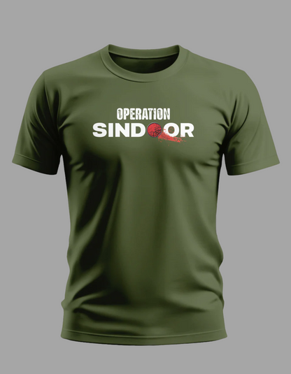 Operation Sindoor Tribute T-Shirt – Indian Armed Forces Pride