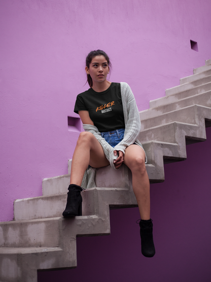 Killer Instinct Women's Classic T-Shirt – Kilo Squadron NDA | For the Ladies Who Bleed Grey & Orange