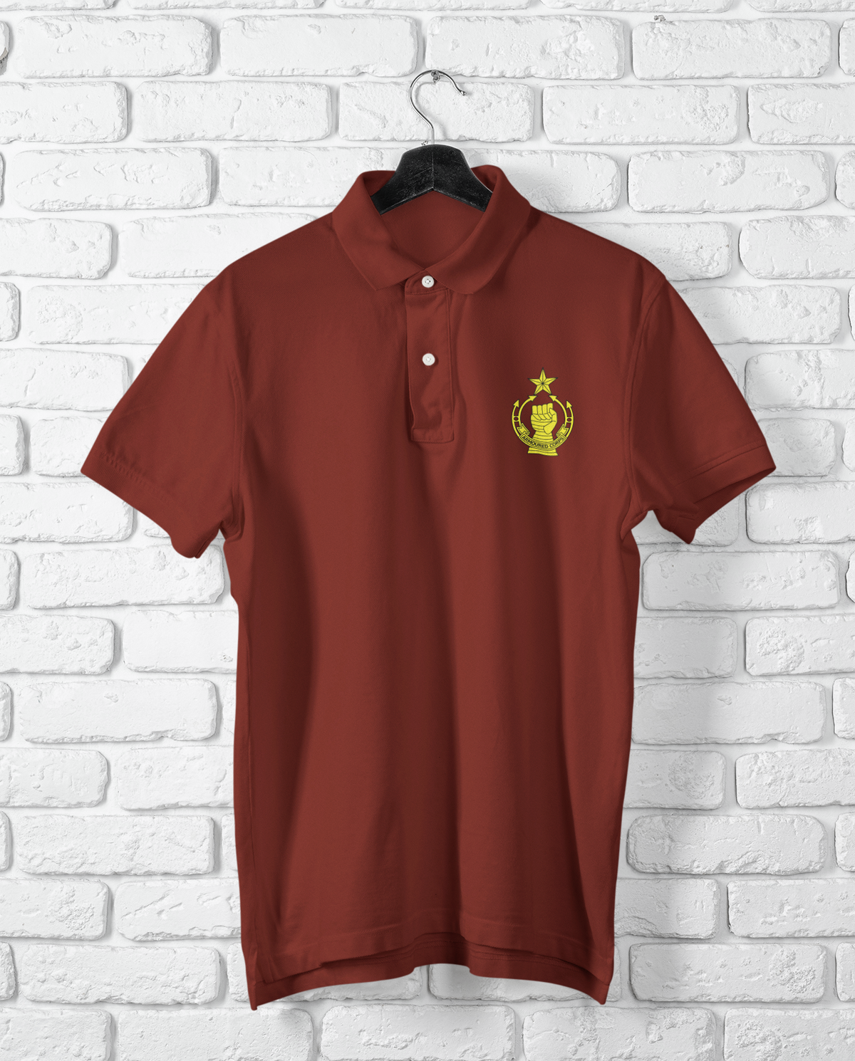 Armoured Corps Polo T-Shirt – Printed Regimental Crest | Indipeepal