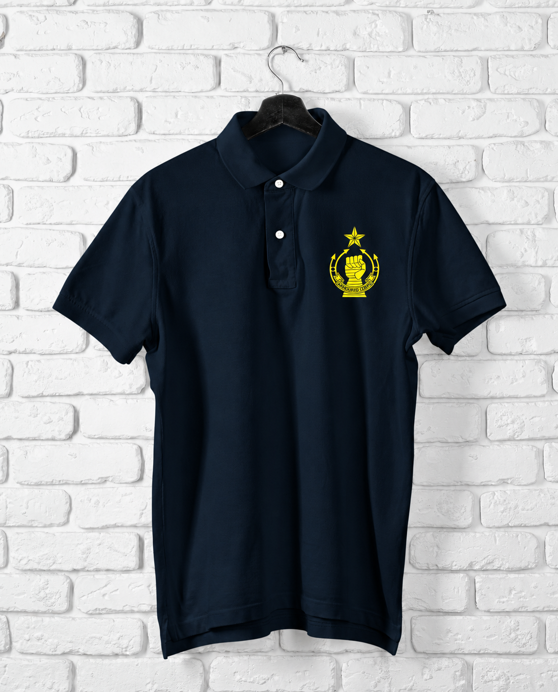 Armoured Corps Polo T-Shirt – Printed Regimental Crest | Indipeepal