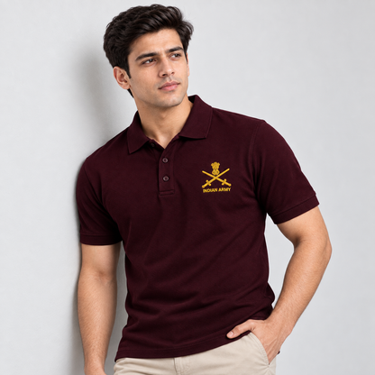 Indian Army Polo Shirt – Printed | Unisex | Indipeepal