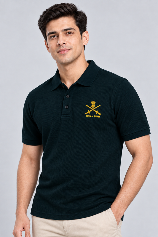 Indian Army Polo Shirt – Printed | Unisex | Indipeepal