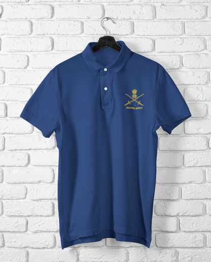 Indian Army Polo Shirt – Unisex | Print & Embroidery | Indipeepal