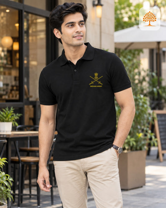 Indian Army Polo Shirt – Printed | Unisex | Indipeepal