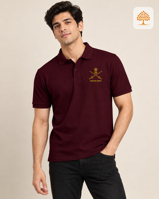 Indian Army Polo Shirt – Printed | Unisex | Indipeepal