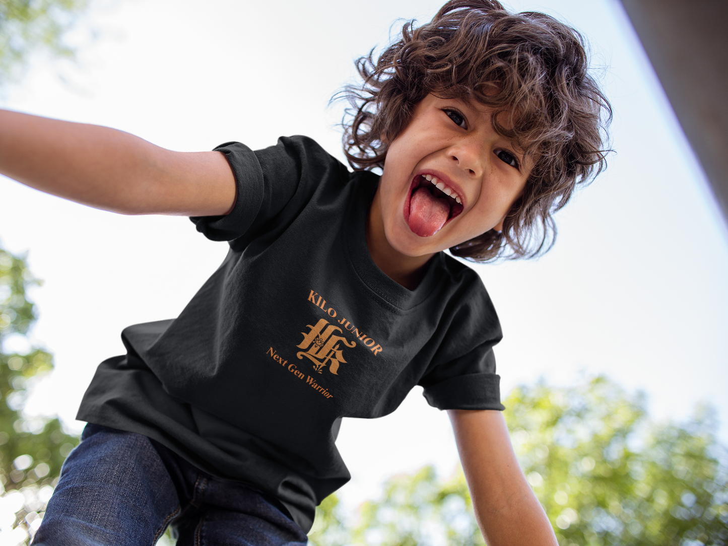 Kilo Junior Kids Crew Neck T-Shirt – Killers NDA Squadron | Next Generation Killer | Front Print | Indipeepal