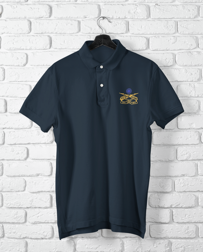 Rashtriya Rifles Premium Polo T-Shirt – Indian Army RR Logo Unisex Military Polo | Indipeepal